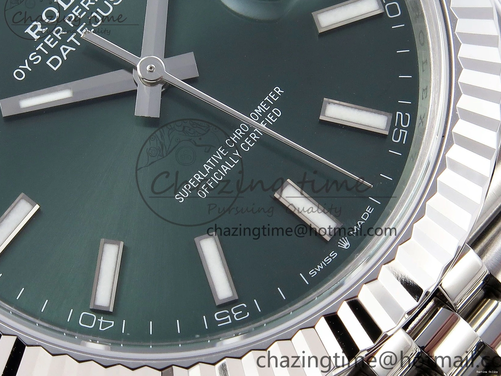 0414 HighPerformance DateJust 41 126334 904L SS VSF 1:1 Best Edition Green Dial on Jubilee Bracelet VS 1323